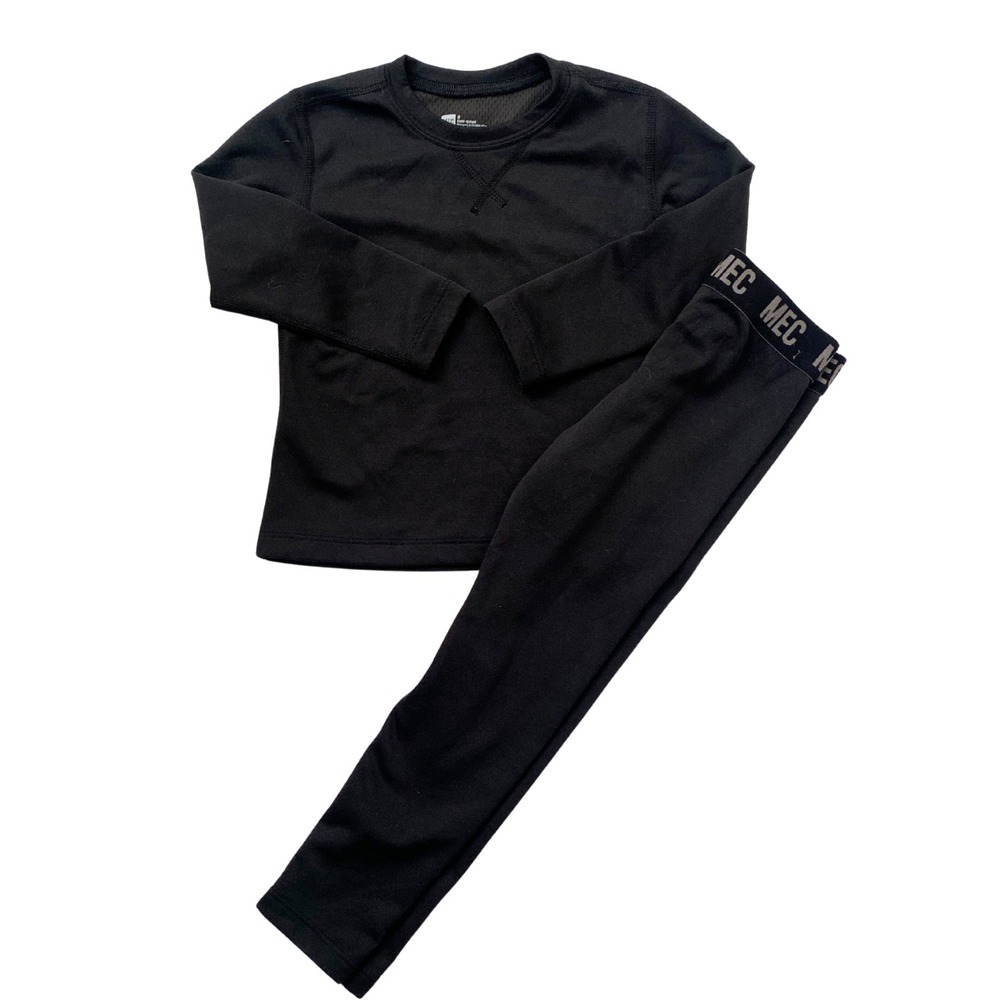 MEC Toddler Base Layer Set - Black - Size 3T